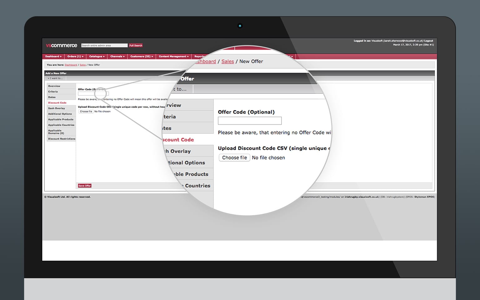 Discount Code Import (Groupon / Wowcher) Visualsoft