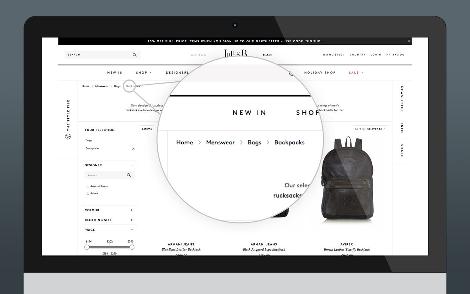 Breadcrumb Navigation Visualsoft